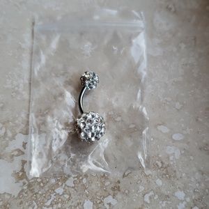 Crystal belly ring